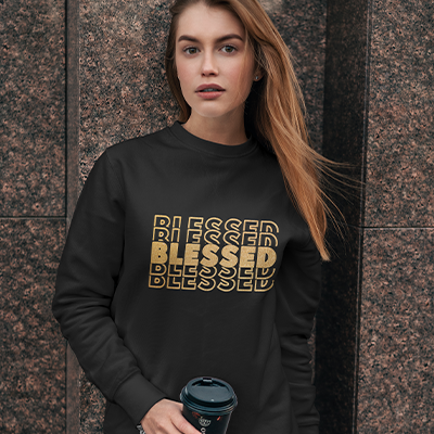 SWEATSHIRTS BLESSED