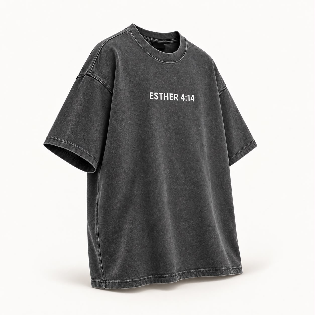 Chosen Oversized Shadow White Print Front Angle